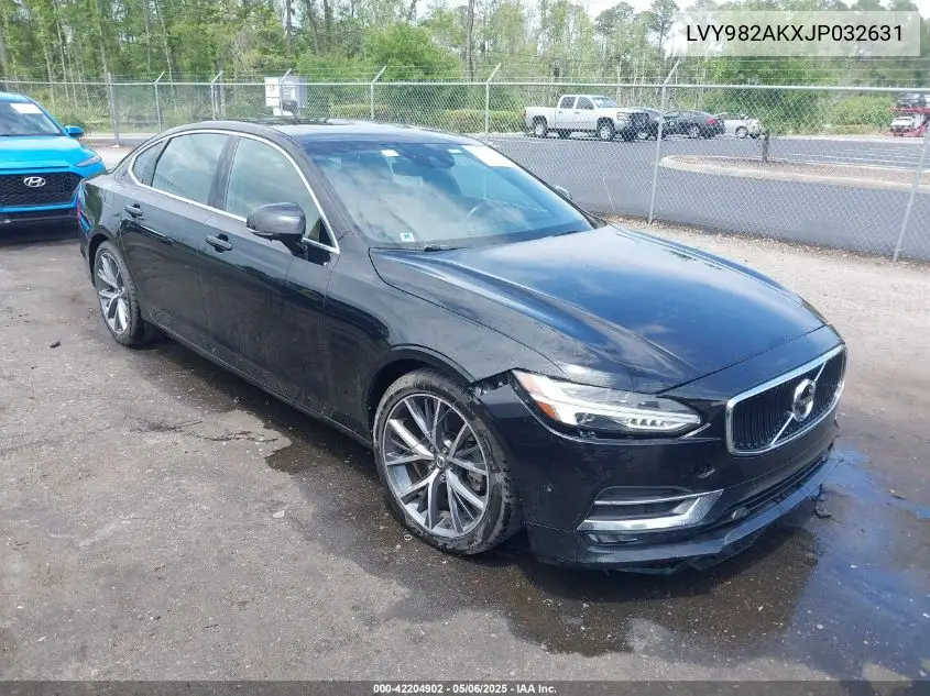 2018 Volvo S90 T5 Momentum VIN: LVY982AKXJP032631 Lot: 42204902