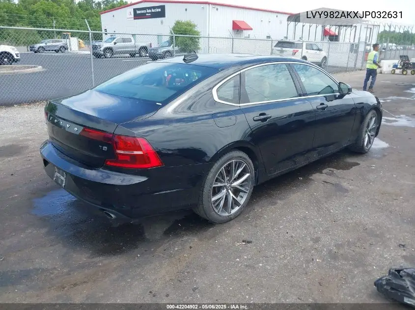 2018 Volvo S90 T5 Momentum VIN: LVY982AKXJP032631 Lot: 42204902