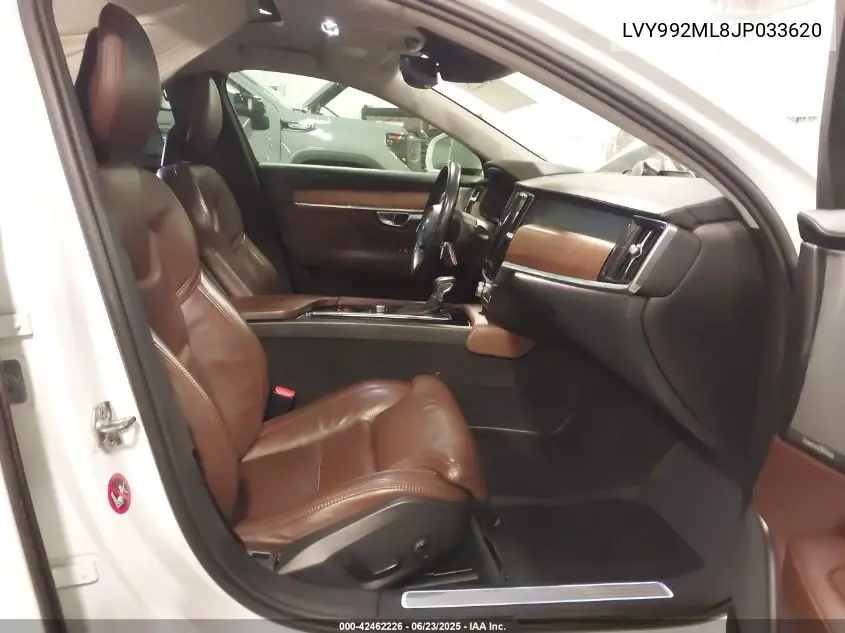 2018 Volvo S90 T6 Inscription VIN: LVY992ML8JP033620 Lot: 42462226
