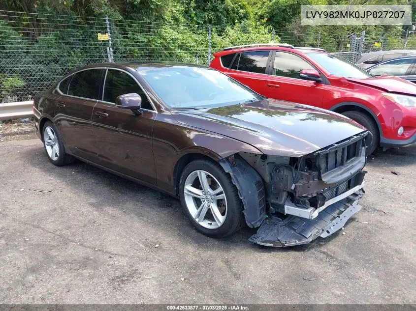 2018 Volvo S90 T5 Momentum VIN: LVY982MK0JP027207 Lot: 42633877