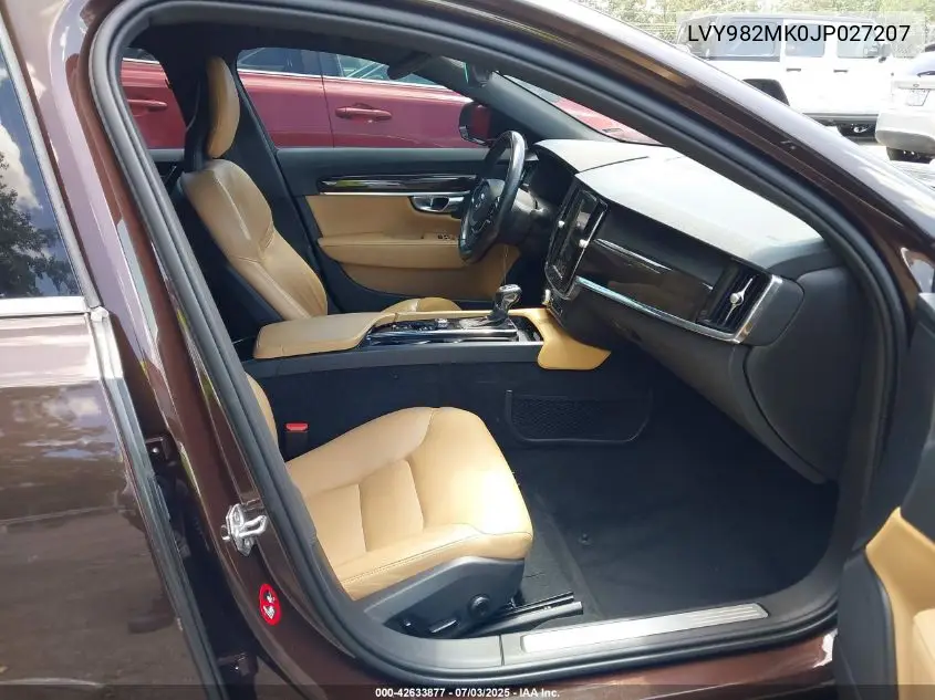 2018 Volvo S90 T5 Momentum VIN: LVY982MK0JP027207 Lot: 42633877