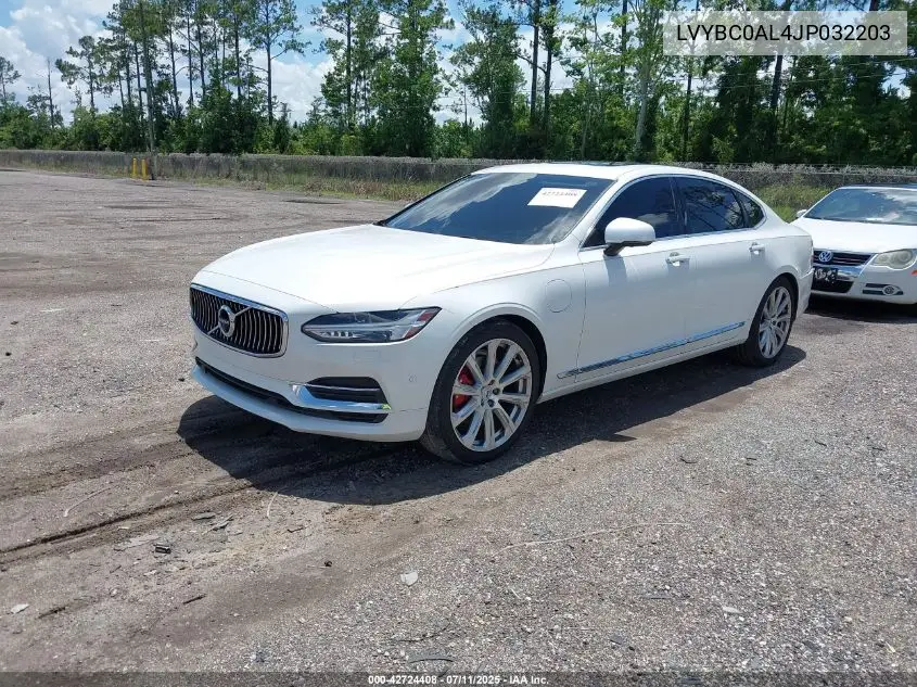 2018 Volvo S90 Hybrid T8 Inscription VIN: LVYBC0AL4JP032203 Lot: 42724408