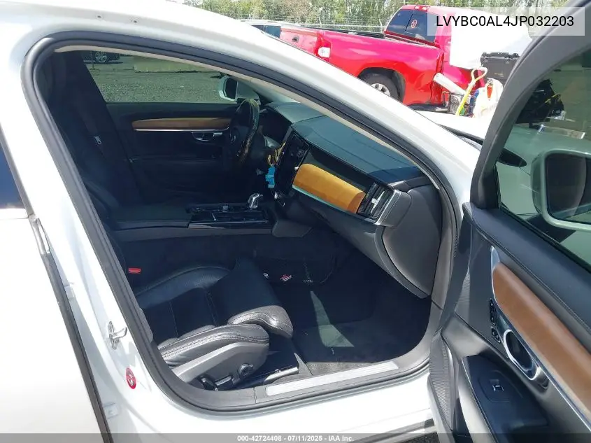 2018 Volvo S90 Hybrid T8 Inscription VIN: LVYBC0AL4JP032203 Lot: 42724408