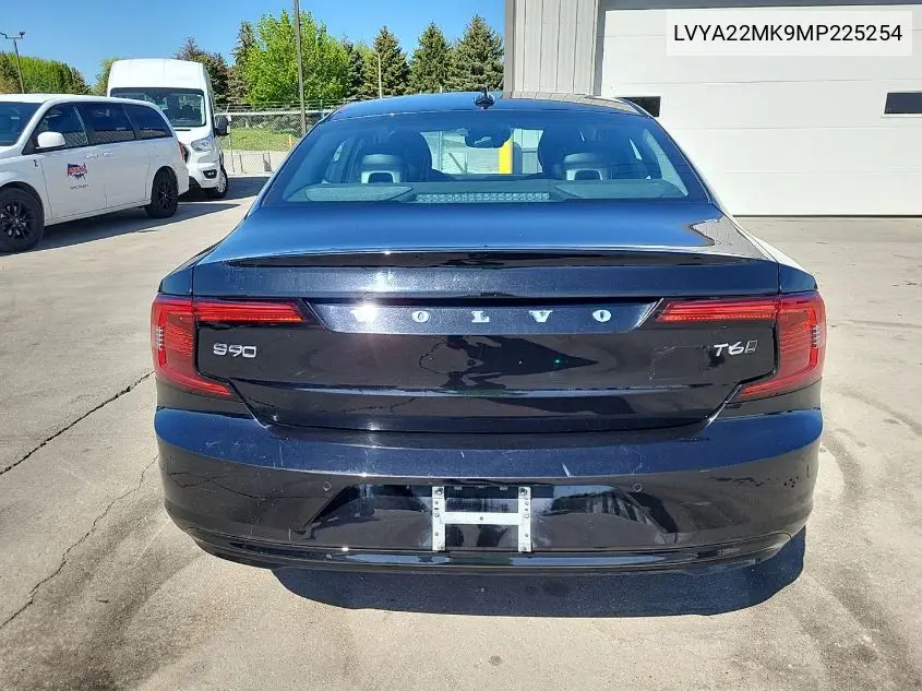 2021 Volvo S90 T6 Momentum VIN: LVYA22MK9MP225254 Lot: 42272274