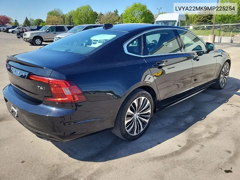 2021 Volvo S90 T6 Momentum VIN: LVYA22MK9MP225254 Lot: 42272274
