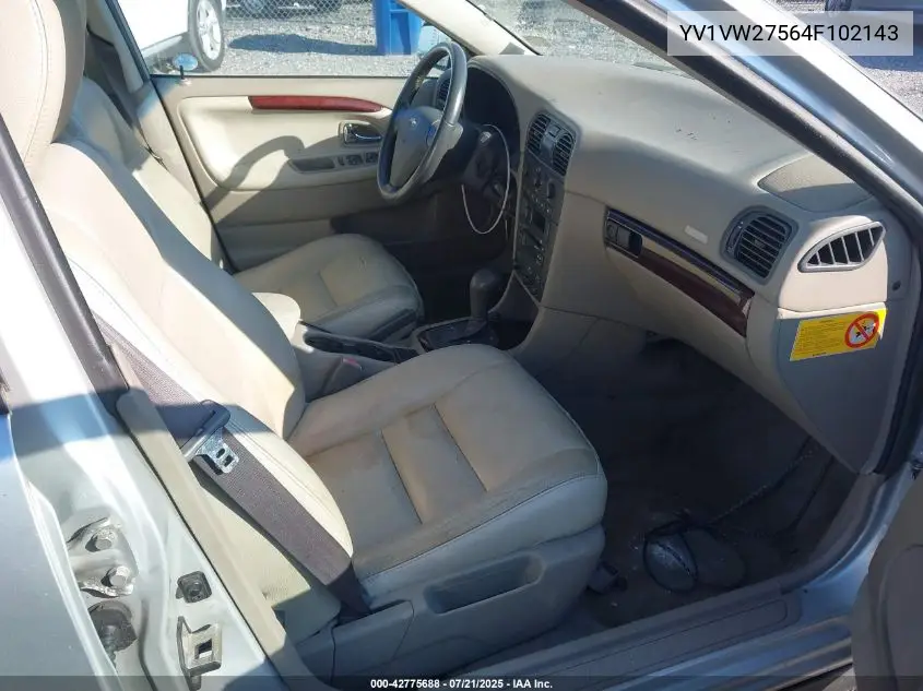 2004 Volvo V40 A/Lse VIN: YV1VW27564F102143 Lot: 42775688