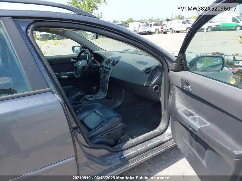 2005 Volvo V50 2.4I VIN: YV1MW382X52095017 Lot: 20210519