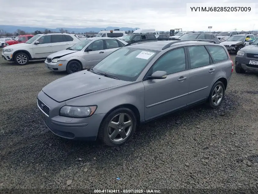 2005 Volvo V50 T5/T5 Awd VIN: YV1MJ682852057009 Lot: 41743411