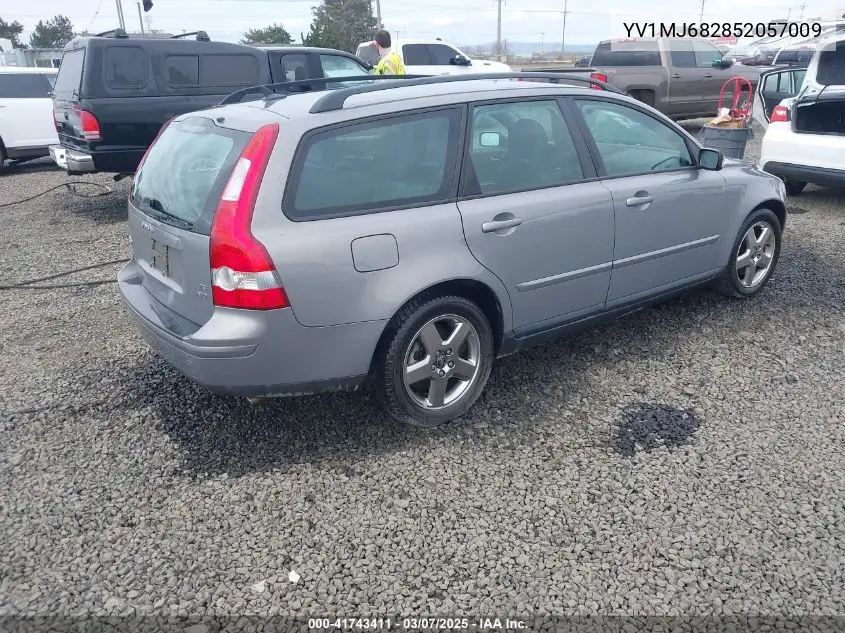 2005 Volvo V50 T5/T5 Awd VIN: YV1MJ682852057009 Lot: 41743411
