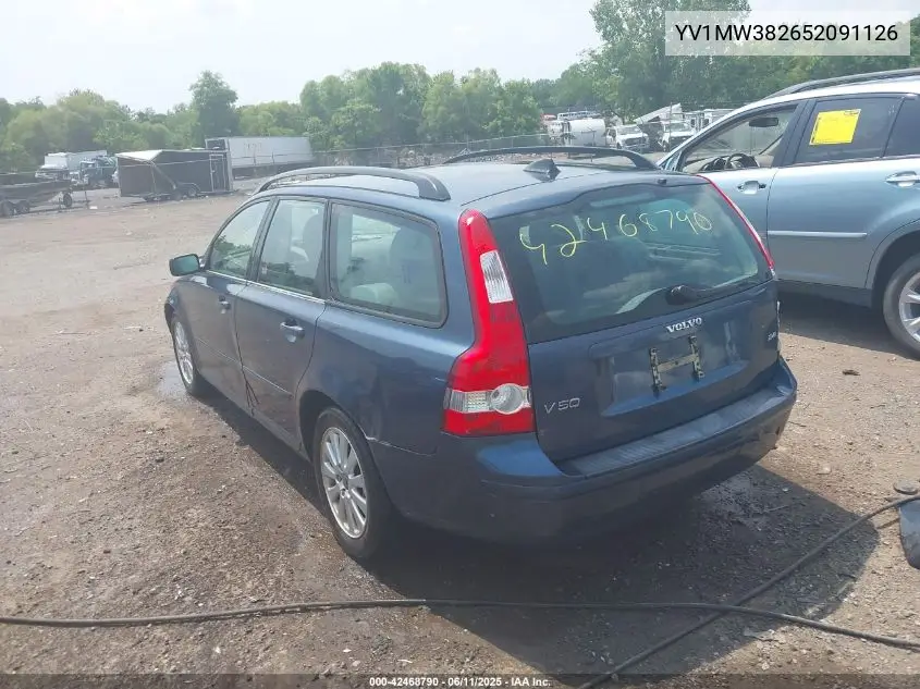 2005 Volvo V50 2.4I VIN: YV1MW382652091126 Lot: 42468790