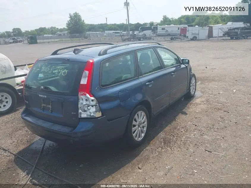 2005 Volvo V50 2.4I VIN: YV1MW382652091126 Lot: 42468790