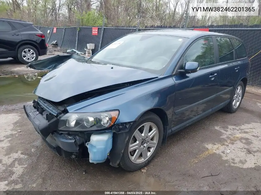 2006 Volvo V50 2.4I VIN: YV1MW382462201365 Lot: 41941358