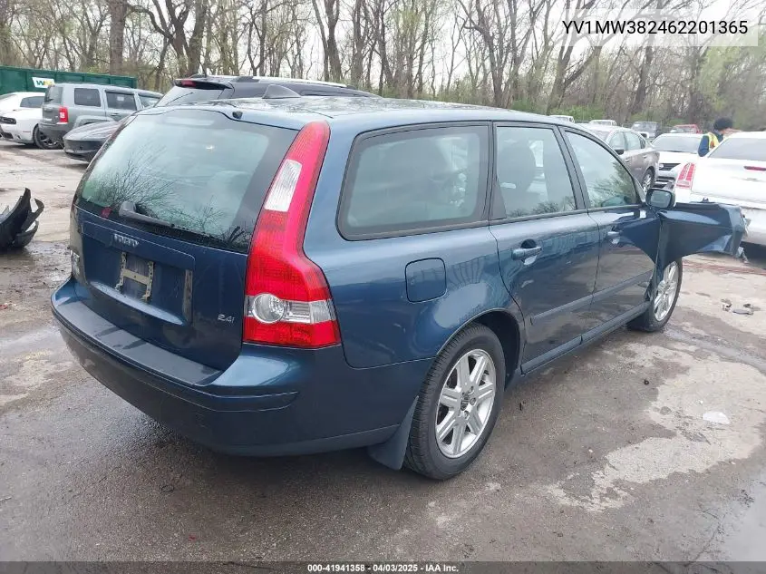 2006 Volvo V50 2.4I VIN: YV1MW382462201365 Lot: 41941358
