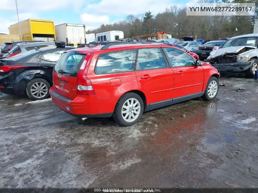 2007 Volvo V50 T5 VIN: YV1MW682772289167 Lot: 42292952
