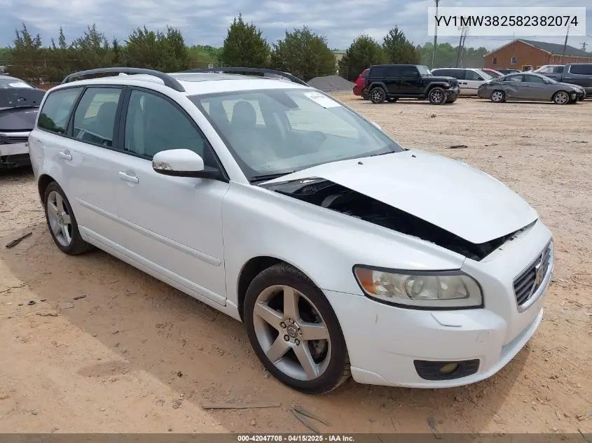 2008 Volvo V50 2.4I VIN: YV1MW382582382074 Lot: 42047708
