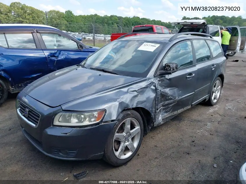 2008 Volvo V50 2.4I VIN: YV1MW382082379020 Lot: 42177086