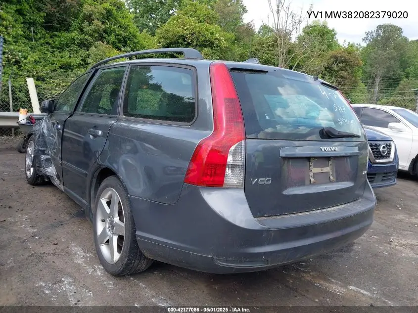 2008 Volvo V50 2.4I VIN: YV1MW382082379020 Lot: 42177086