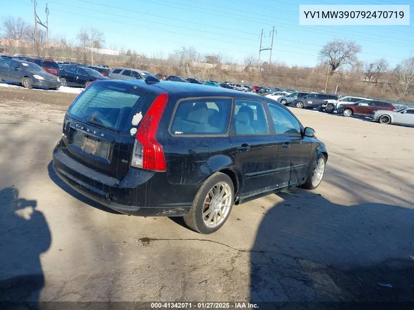 2009 Volvo V50 2.4I VIN: YV1MW390792470719 Lot: 41342071