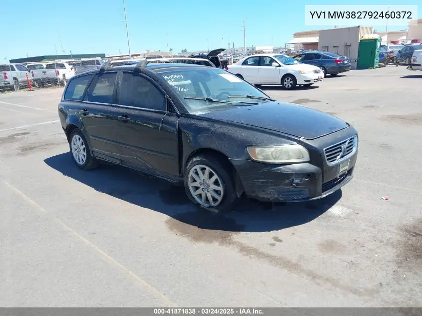 2009 Volvo V50 2.4I VIN: YV1MW382792460372 Lot: 41871838