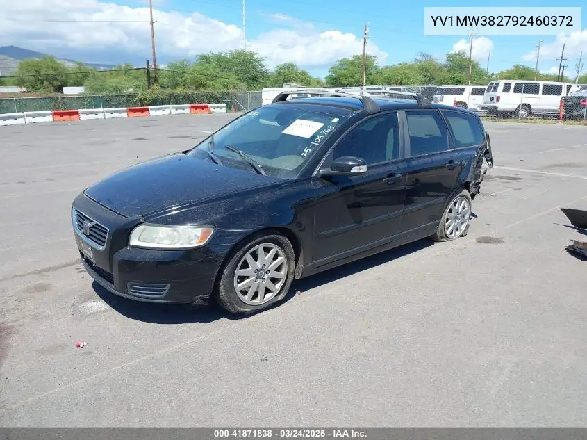 2009 Volvo V50 2.4I VIN: YV1MW382792460372 Lot: 41871838