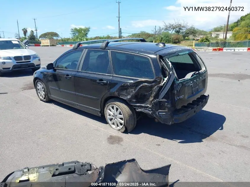 2009 Volvo V50 2.4I VIN: YV1MW382792460372 Lot: 41871838