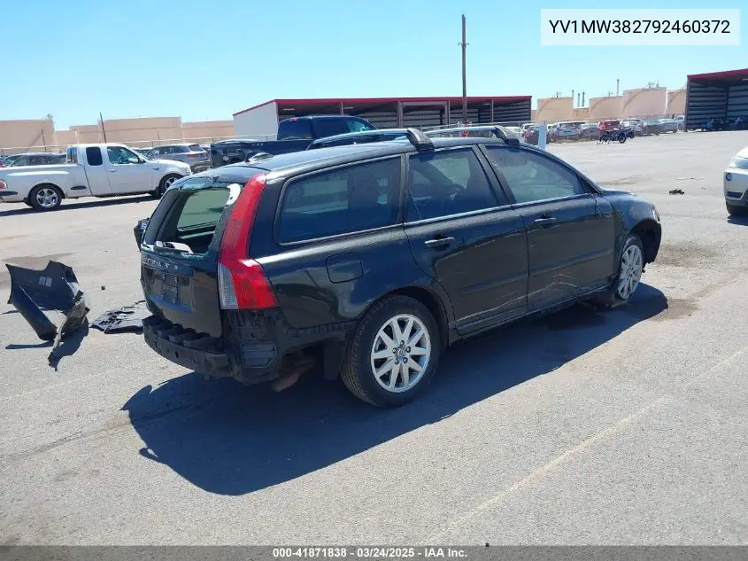 2009 Volvo V50 2.4I VIN: YV1MW382792460372 Lot: 41871838