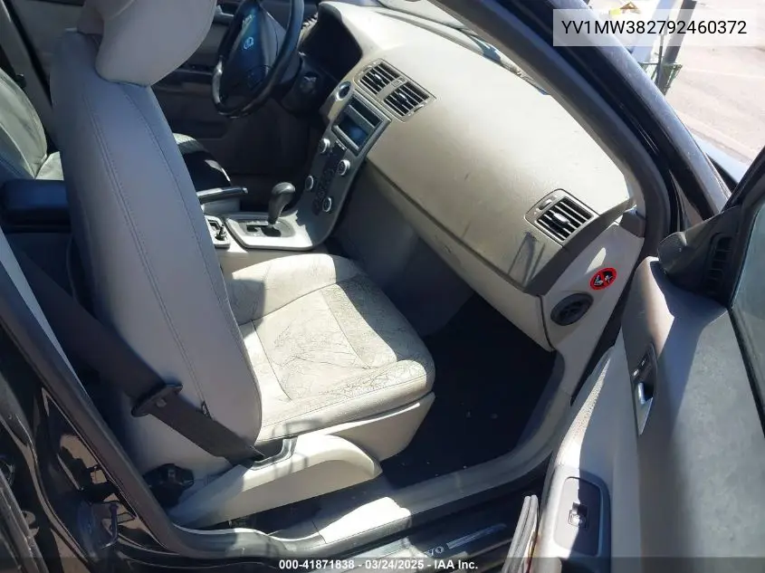 2009 Volvo V50 2.4I VIN: YV1MW382792460372 Lot: 41871838