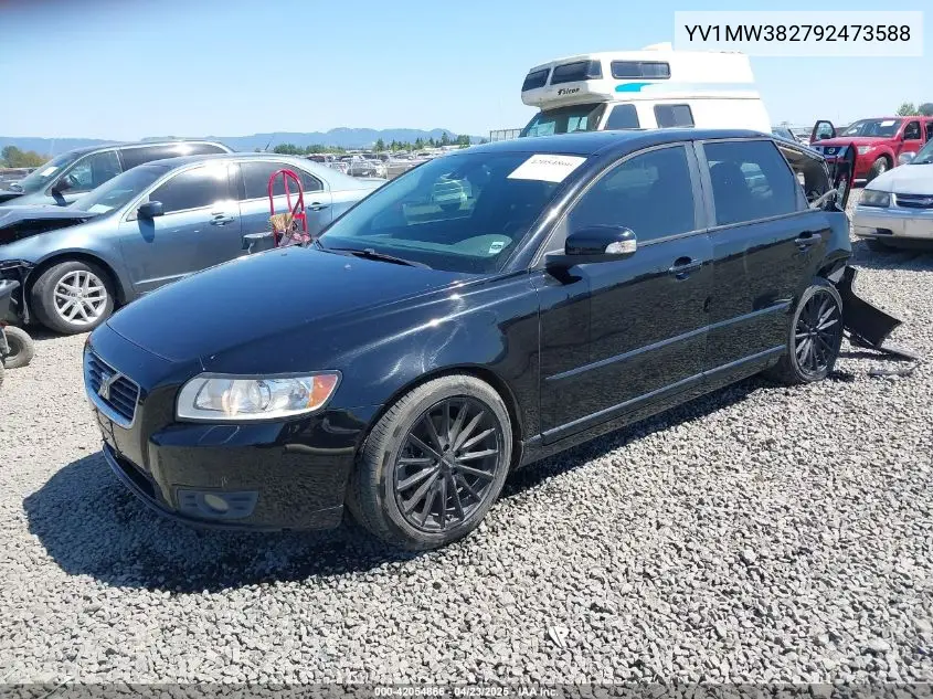 2009 Volvo V50 2.4I VIN: YV1MW382792473588 Lot: 42054866