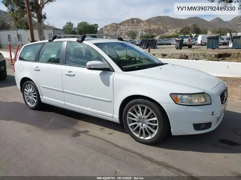 2009 Volvo V50 2.4I VIN: YV1MW390792469330 Lot: 42258703