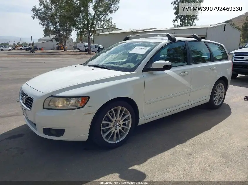 2009 Volvo V50 2.4I VIN: YV1MW390792469330 Lot: 42258703