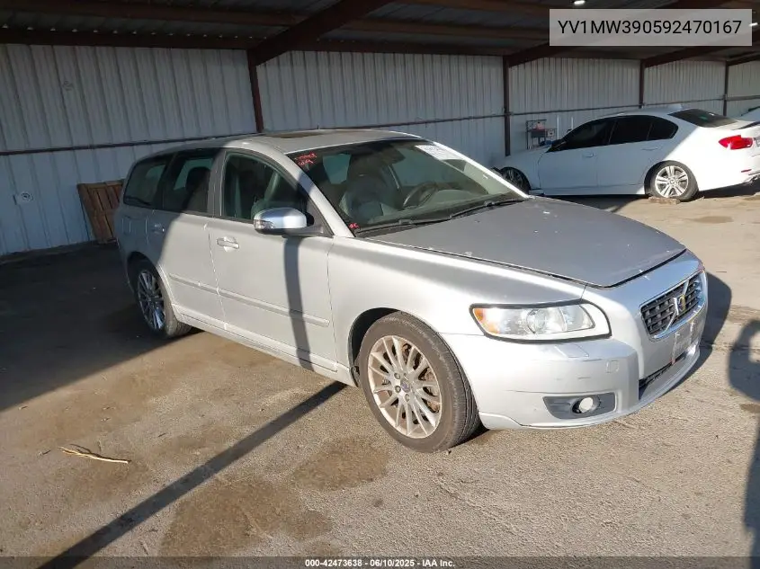 2009 Volvo V50 2.4I VIN: YV1MW390592470167 Lot: 42473638