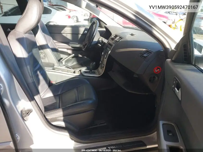 2009 Volvo V50 2.4I VIN: YV1MW390592470167 Lot: 42473638