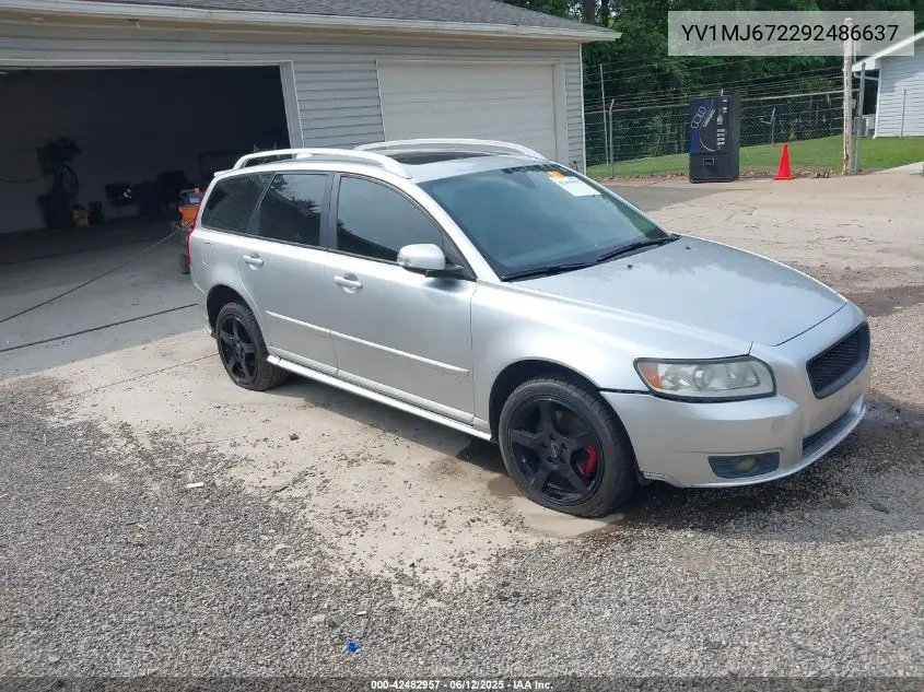 2009 Volvo V50 T5 R-Design VIN: YV1MJ672292486637 Lot: 42482957