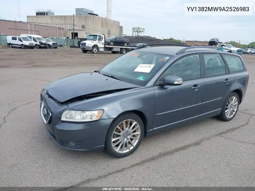 2010 Volvo V50 2.4I VIN: YV1382MW9A2526983 Lot: 42179780
