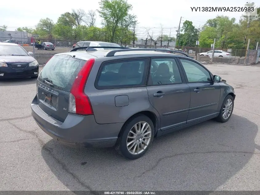 2010 Volvo V50 2.4I VIN: YV1382MW9A2526983 Lot: 42179780
