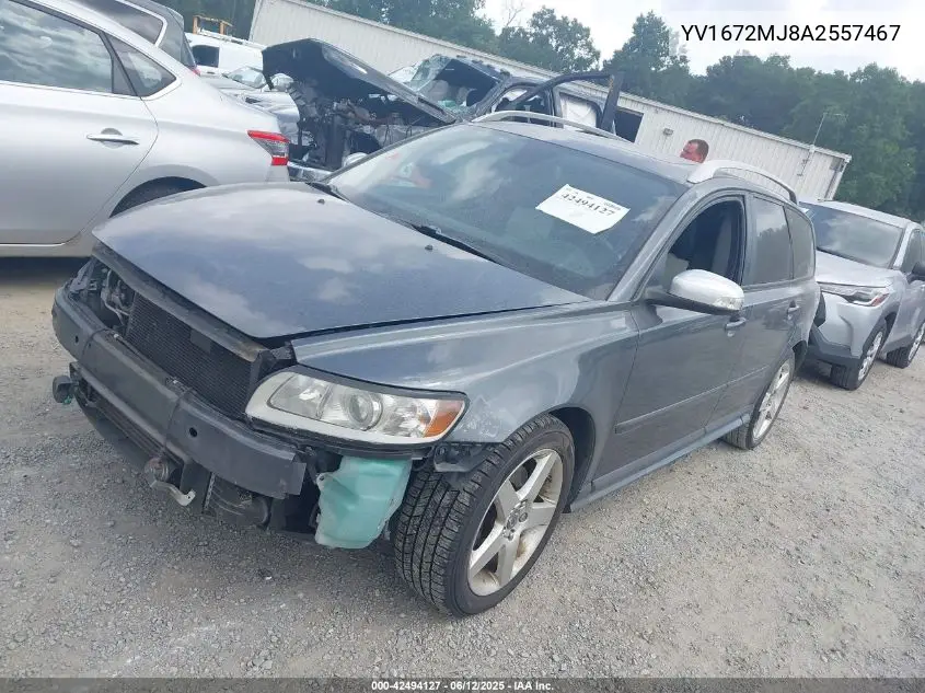 2010 Volvo V50 T5 R-Design VIN: YV1672MJ8A2557467 Lot: 42494127