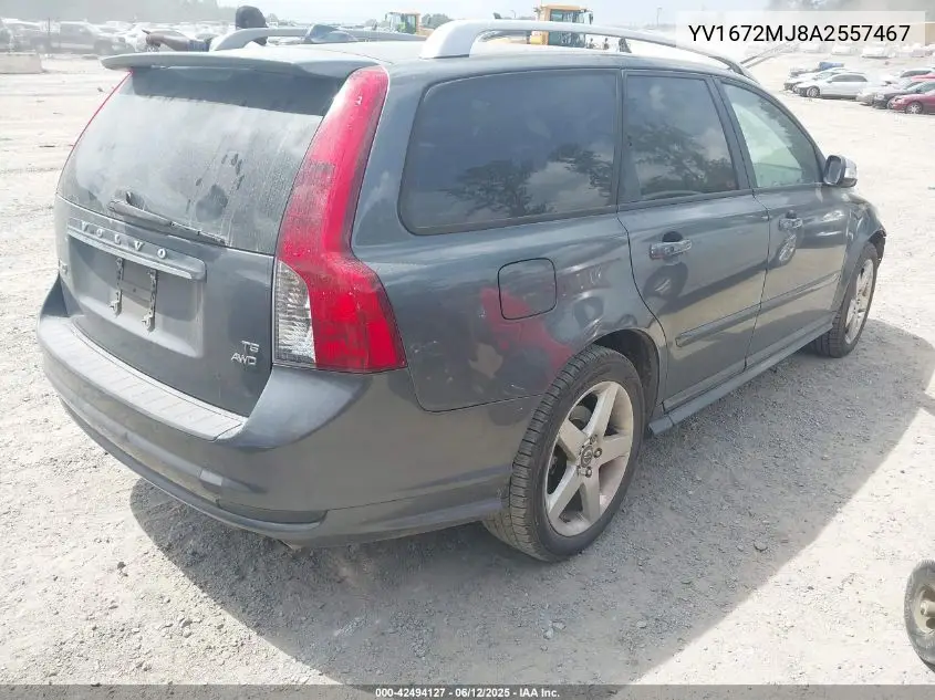 2010 Volvo V50 T5 R-Design VIN: YV1672MJ8A2557467 Lot: 42494127