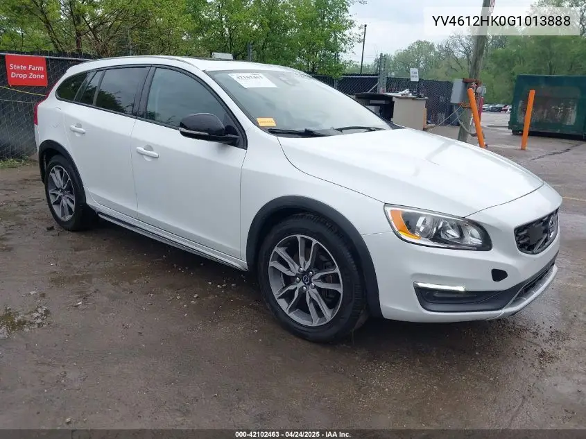 2016 Volvo V60 Cross Country T5 VIN: YV4612HK0G1013888 Lot: 42102463