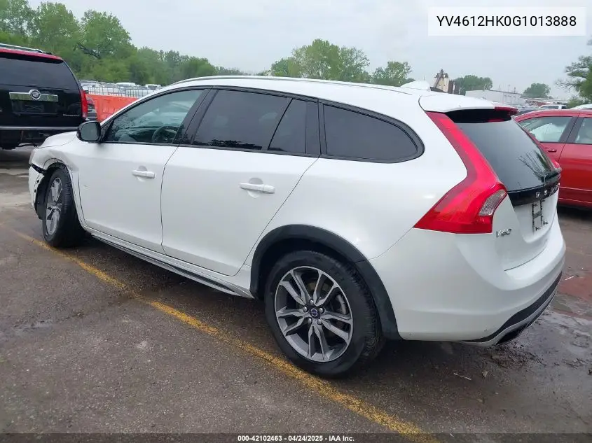 2016 Volvo V60 Cross Country T5 VIN: YV4612HK0G1013888 Lot: 42102463