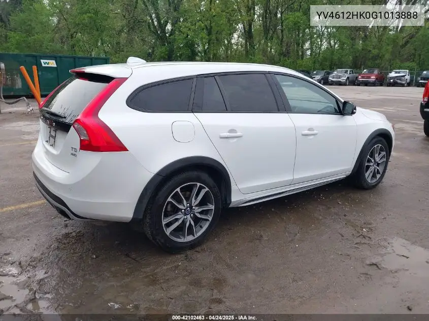 2016 Volvo V60 Cross Country T5 VIN: YV4612HK0G1013888 Lot: 42102463