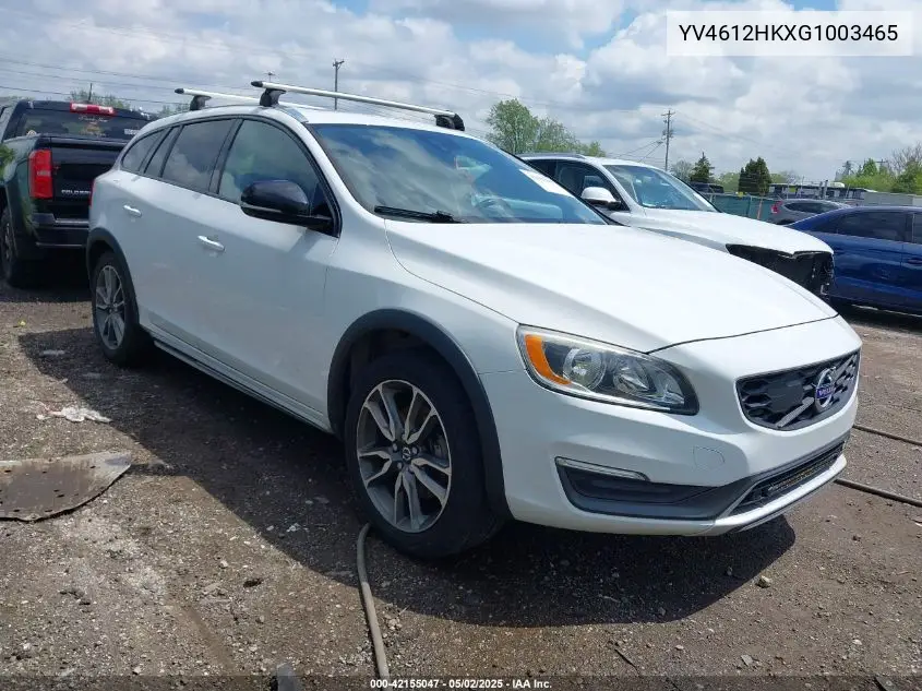 2016 Volvo V60 Cross Country T5 VIN: YV4612HKXG1003465 Lot: 42155047