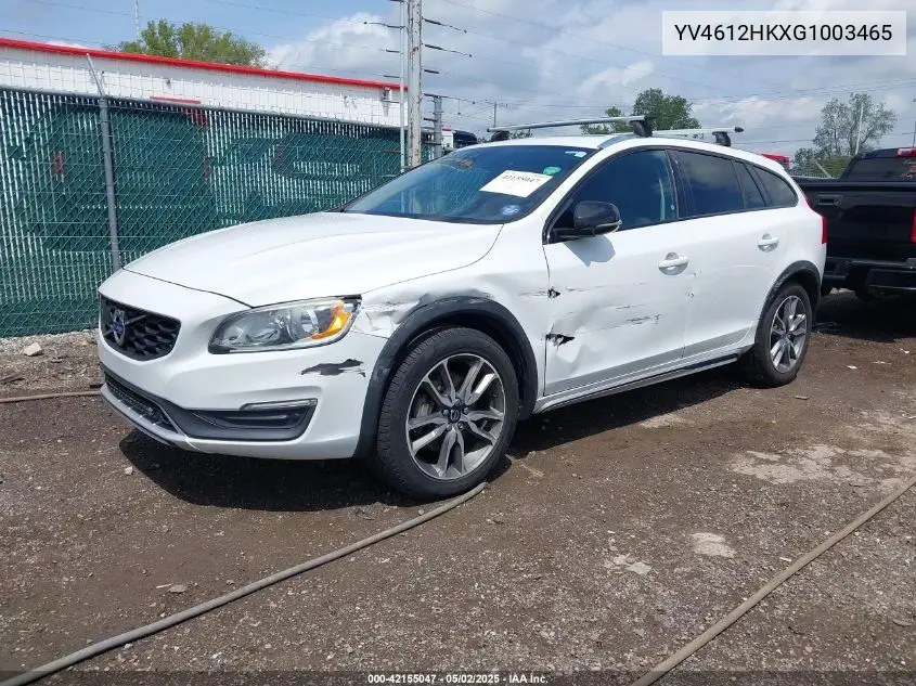 2016 Volvo V60 Cross Country T5 VIN: YV4612HKXG1003465 Lot: 42155047