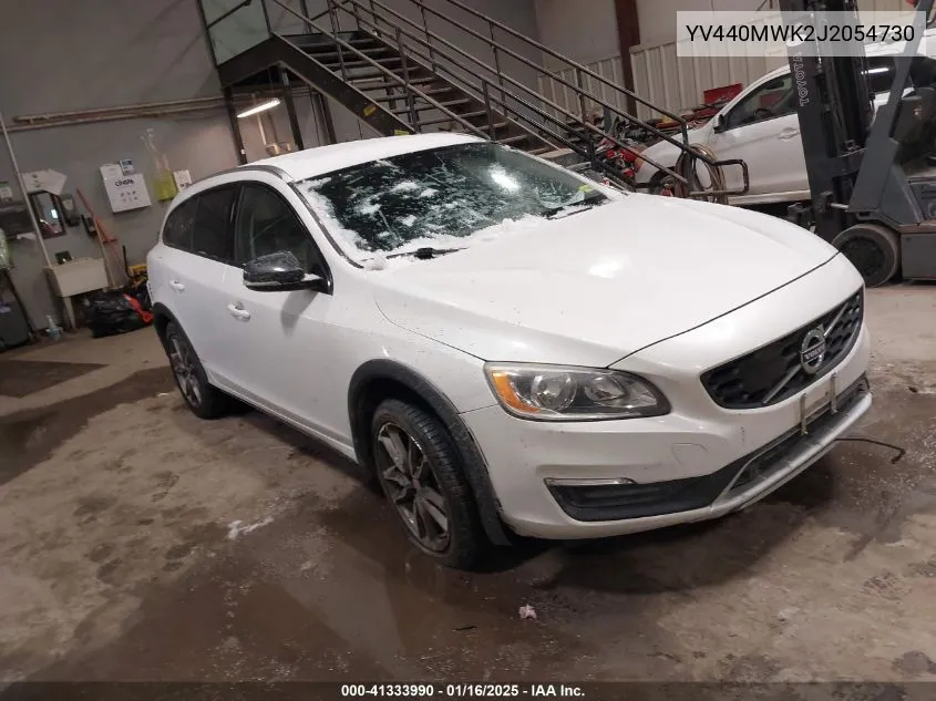 2018 Volvo V60 Cross Country T5 VIN: YV440MWK2J2054730 Lot: 41333990