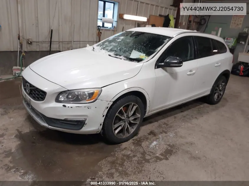 2018 Volvo V60 Cross Country T5 VIN: YV440MWK2J2054730 Lot: 41333990