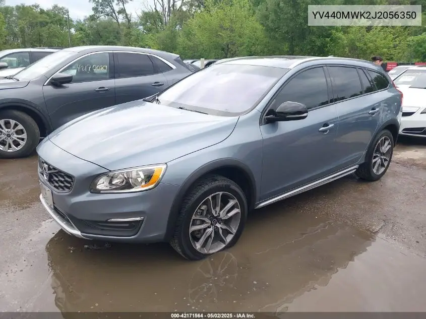 2018 Volvo V60 Cross Country T5 VIN: YV440MWK2J2056350 Lot: 42171564