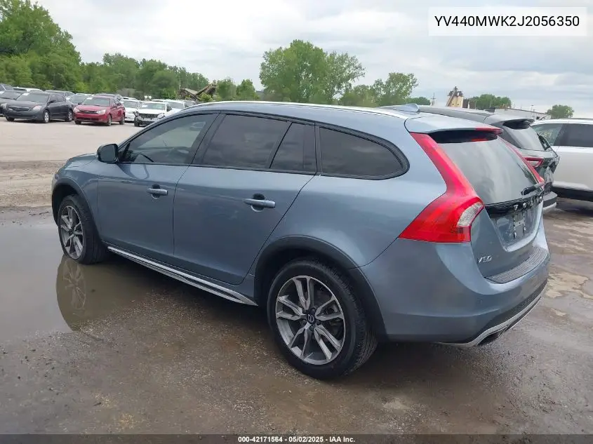 2018 Volvo V60 Cross Country T5 VIN: YV440MWK2J2056350 Lot: 42171564