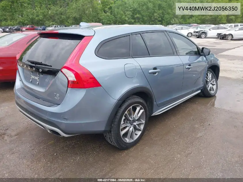 2018 Volvo V60 Cross Country T5 VIN: YV440MWK2J2056350 Lot: 42171564