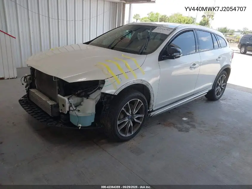 2018 Volvo V60 Cross Country T5 VIN: YV440MWK7J2054707 Lot: 42364359