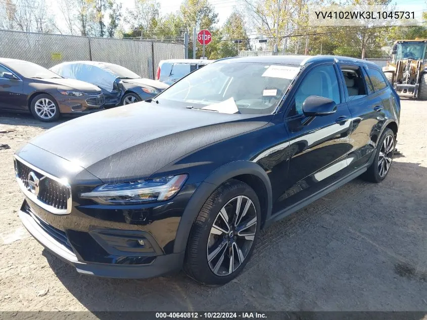 2020 Volvo V60 Cross Country T5 VIN: YV4102WK3L1045731 Lot: 40640812