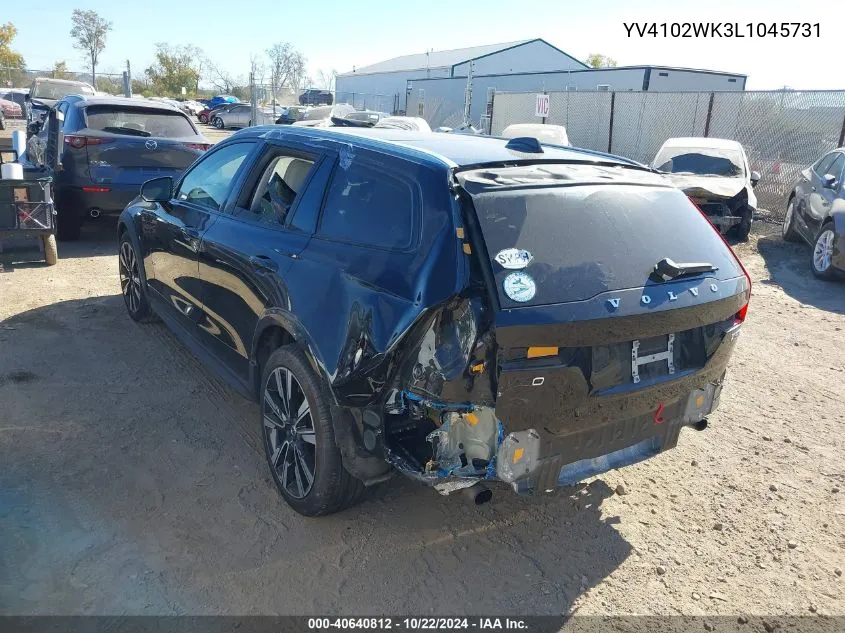 2020 Volvo V60 Cross Country T5 VIN: YV4102WK3L1045731 Lot: 40640812